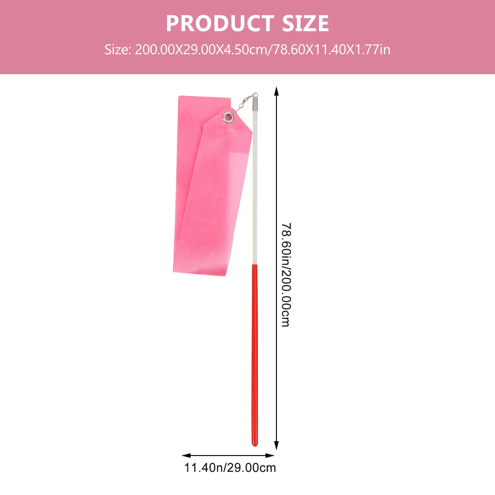 5Pcs Elegant Dancing Silk Ribbons Gymnastics Streamers for Rhythmic Dance Yoga Training Chinese Dance Adult Fitness