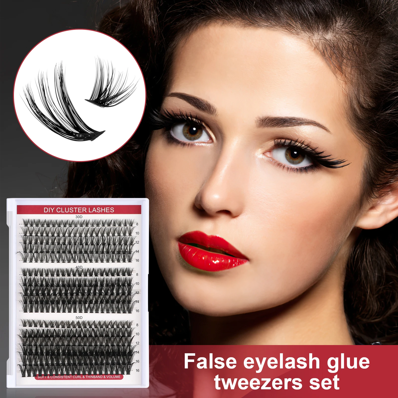 320 Rows Individual Lashes extension 30d 40d 50d Bond and Seal lash Glue sets D Curl yy shape false Eyelash makeup tools kits