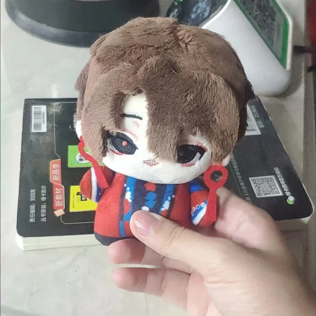 10 cm peluche Anime dieu du drame Chen Ling attribut dessin animé en peluche poupée jouet COS habiller enfants adultes cadeaux en coton à collectionner