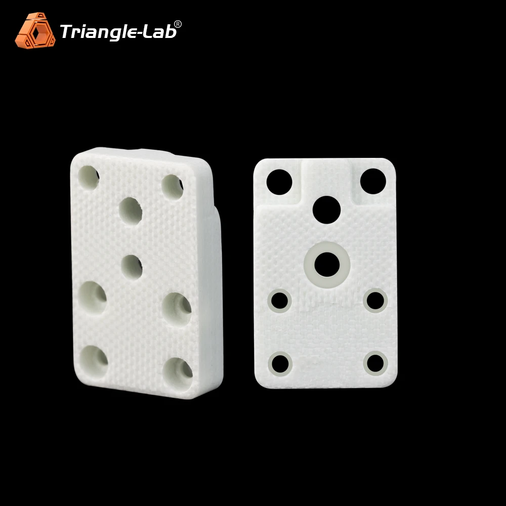 Trianglelab cerâmica à base de fibra de vidro à base de silicone para bambu lab a1 ai mini conjunto de aquecimento kit de bloco de isolamento cerâmico