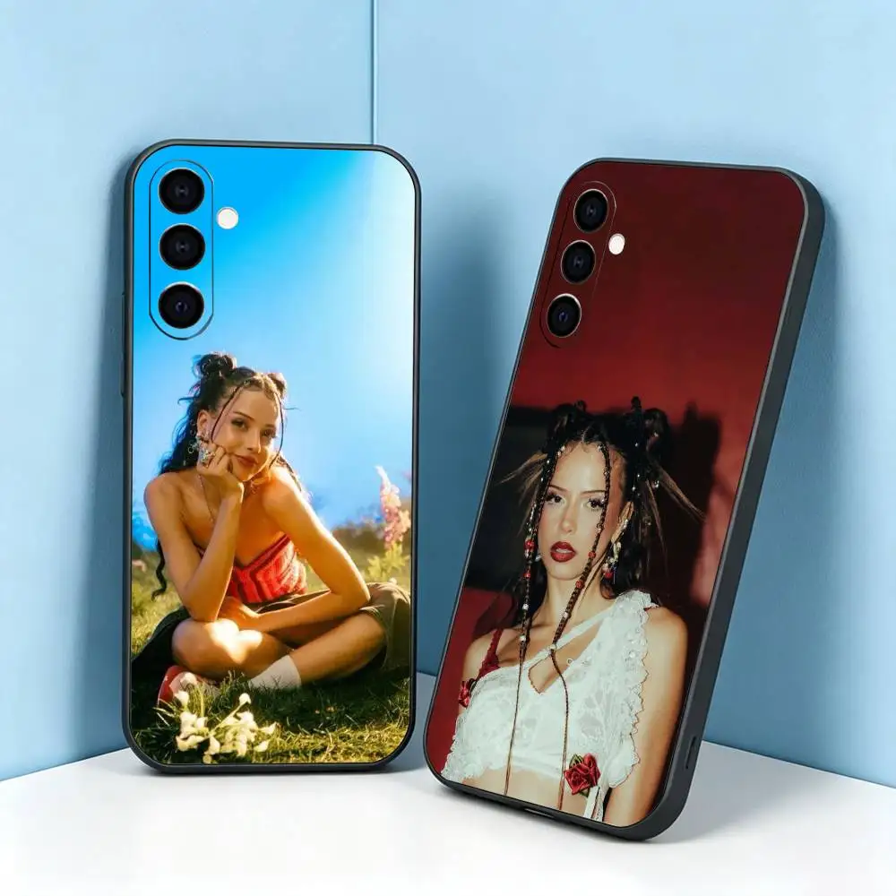 Nina Chuba-A S-Singer  Phone Case Black Silicone Soft For Samsung Galaxy A73,A72,A71,A70,A53,A52,A51 Gift