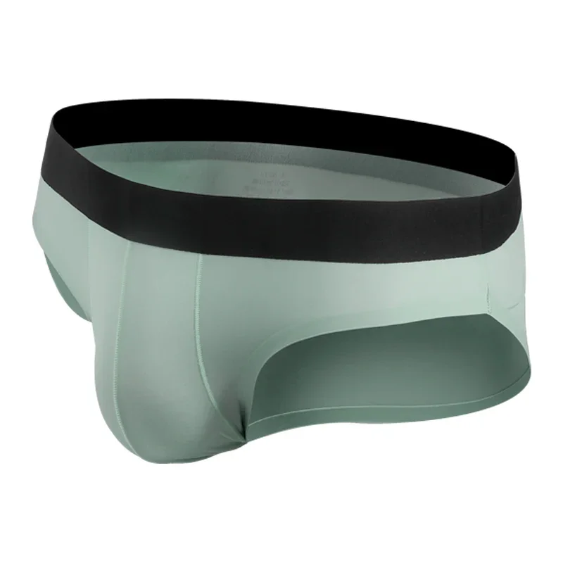 

3PCS Men's underpants with ice thread and no trace, ultra-thin, breathable summer men's triangular inner pants