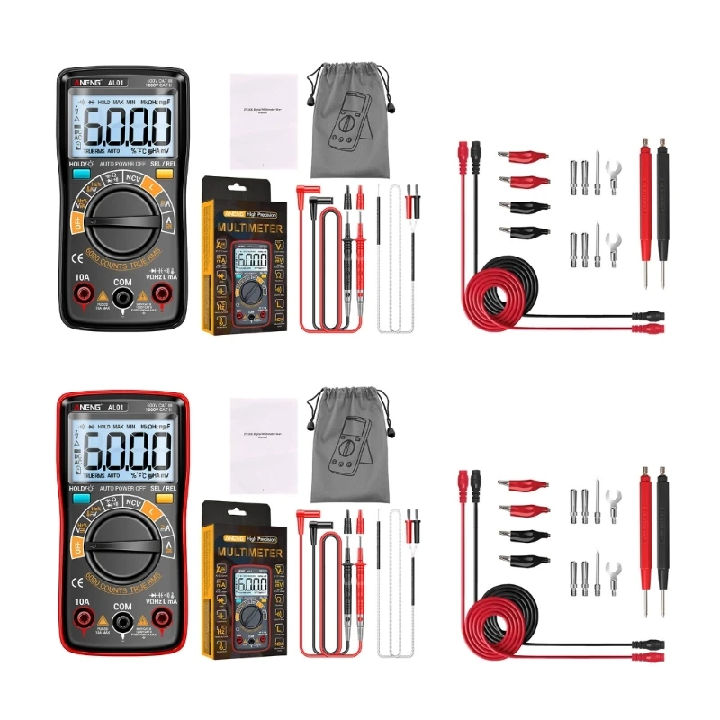 ANENG Multimeter Voltage Tester Ohmmeter with Data Retention Backlit for Capacitance Test Battery Operated(NOT Included)