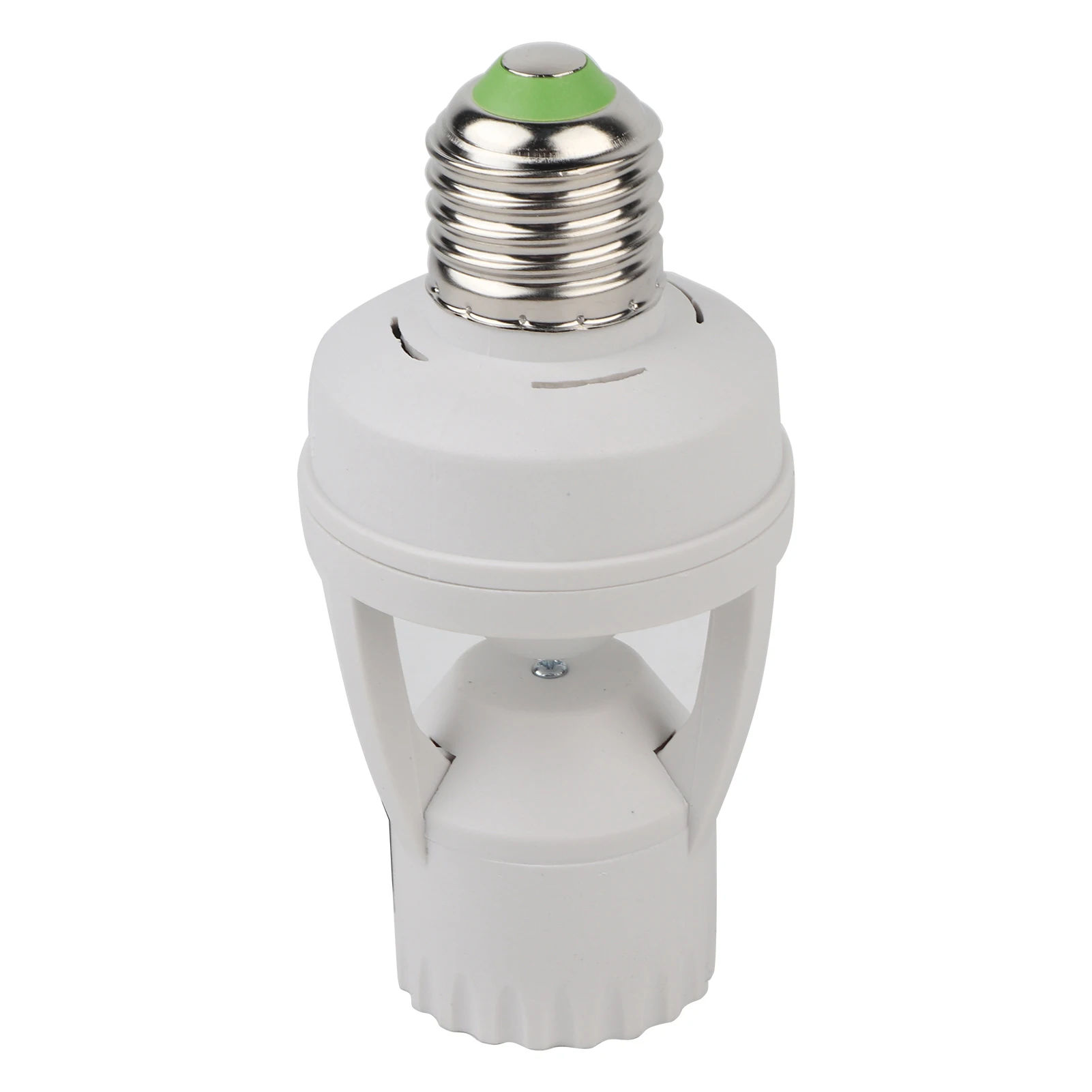 PIR Motion Sensor Light Socket E27 Screw Light Bulb Holder LED PIR Infrared Motion Sensor Lamp  Socket with Adjustable Button