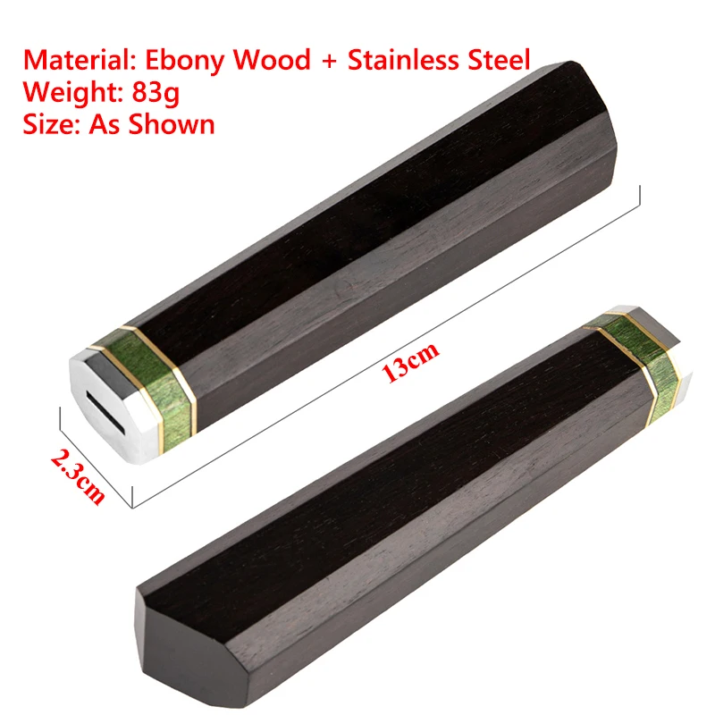 Professional DIY Wood Knife Handle Restaurant Kitchen Japanese Santoku Slicing Carving Knife Handle Replace Accessories image 5