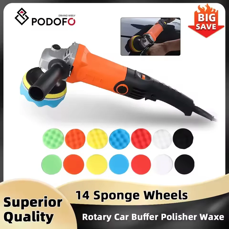Podofo 1200W Rotary Car Buffer Polisher: The Only Buffering Tool I Trust After Years of DIY Auto Detailing