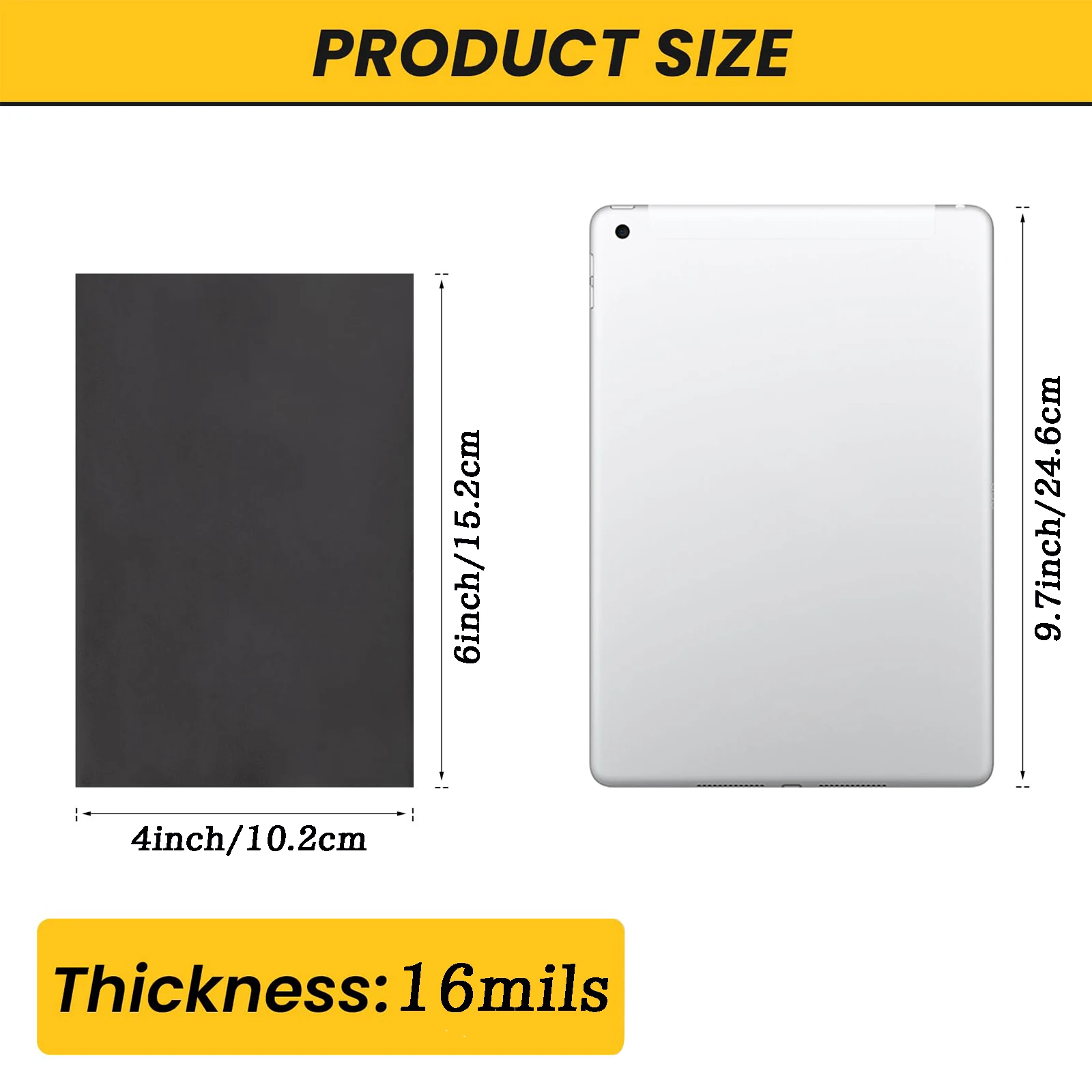 Láminas adhesivas magnéticas 4R, 4x6, 10 piezas, alfombrillas magnéticas cortables para fotos, lámina magnética flexible para manualidades, fotos, decoraciones de aulas