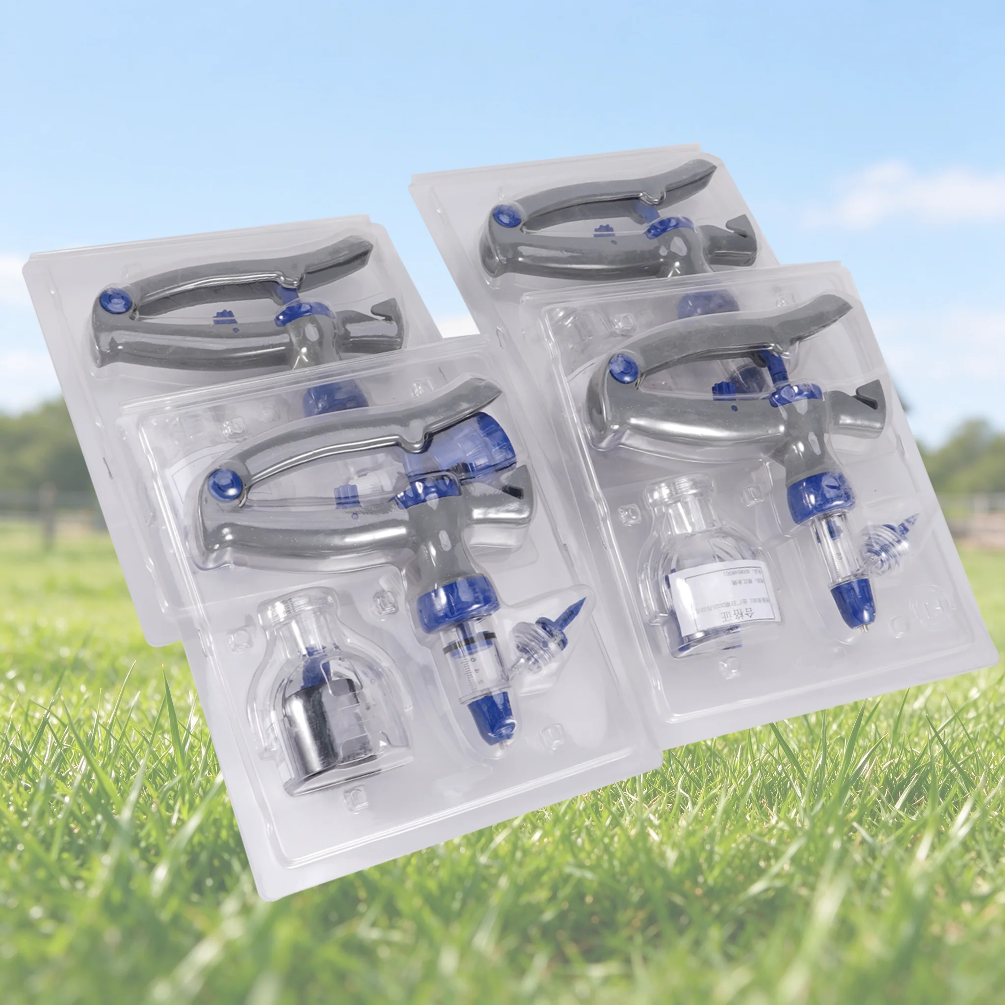 1/2/5/10ML Vaccine Injector Animal Fully Automatic Continuous Syringe Cow Sheep Pig Adjustable Syringe Livestock Equipment Tools