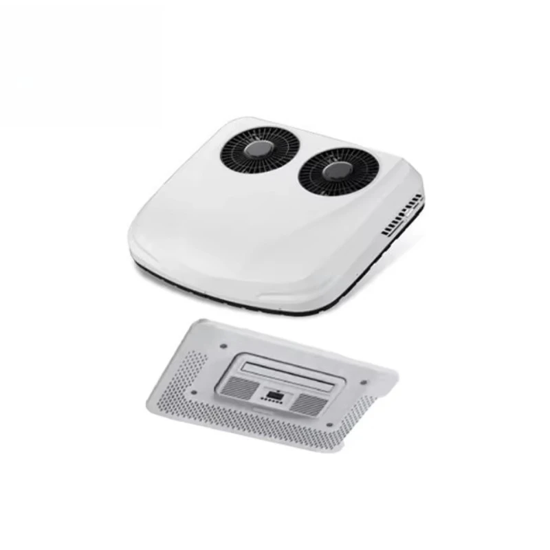 YDH-CLIMA 12v techo Rv estacionamiento techo aire acondicionado doble ventilador caravana camión aire acondicionado YDH.AC.0177
