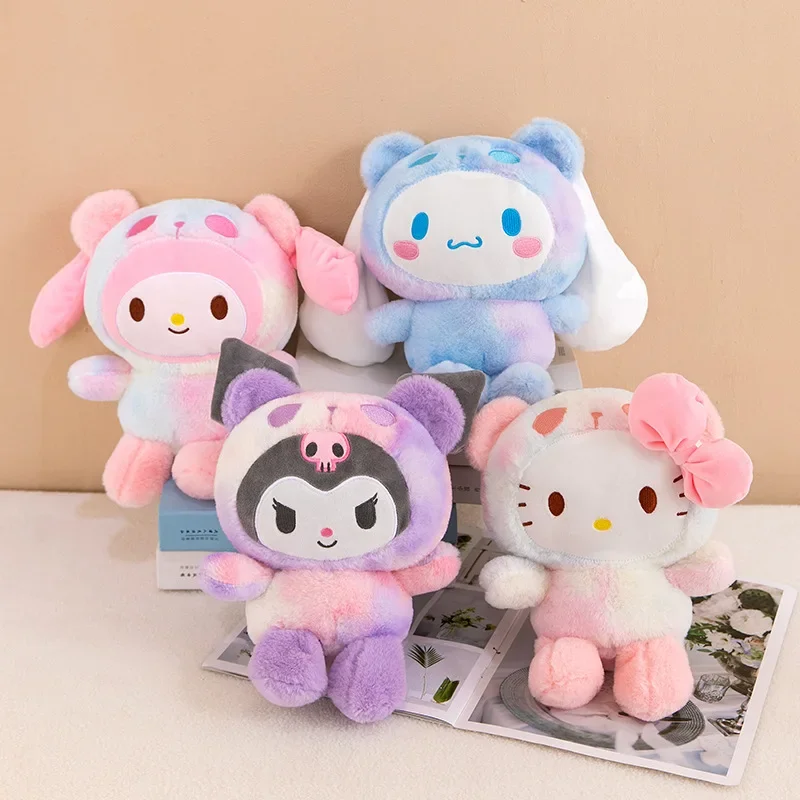 Sanrio Ijs Hello Kitty Kuromi Melody Cinnamoroll Knuffels Schattig Knuffels Anime Animal Decor Kerstcadeau voor kinderen