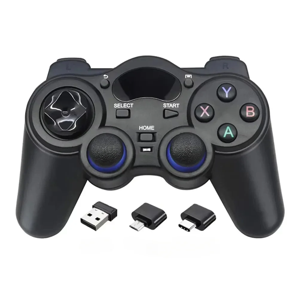 2.4G Wireless Controller Camepad with OTG Converter for PS3 / TV Box / Android Phone / PC Joystick for PS3 Wireless Joystick