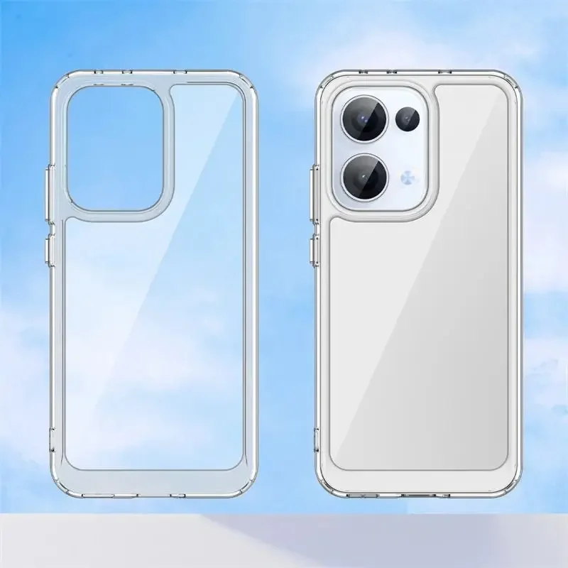 

For OPPO Reno 13F 5G 13 Pro 13FS Case Solid Clear Silicone Shockproof Clear Cover For OPPO Reno 13 FS 5G 13 FS pro Back Casing
