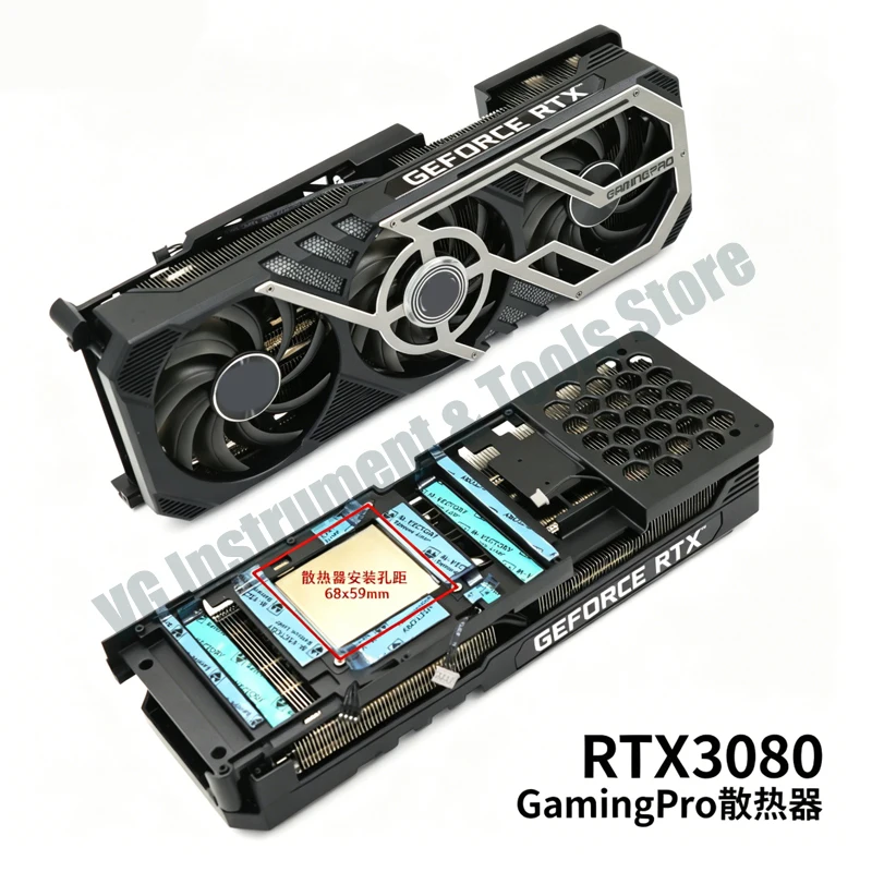 Grafikkarten-Kühlkörper für Palit RTX 3060Ti 3070 3080 3080 Ti 3090 Gamingpro Grafikkarten-Kühlkörper RTX3080Ti RTX3090 – Detail 3