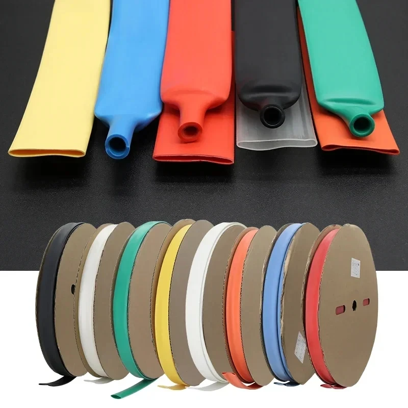 3:1 Heat Shrink Tube With Double Wall Glue Tube Diameter 1.6/2.4/3.2/4.8/6.4/7.9/9.5/12.7/15.4/19.1/25.4/30mm