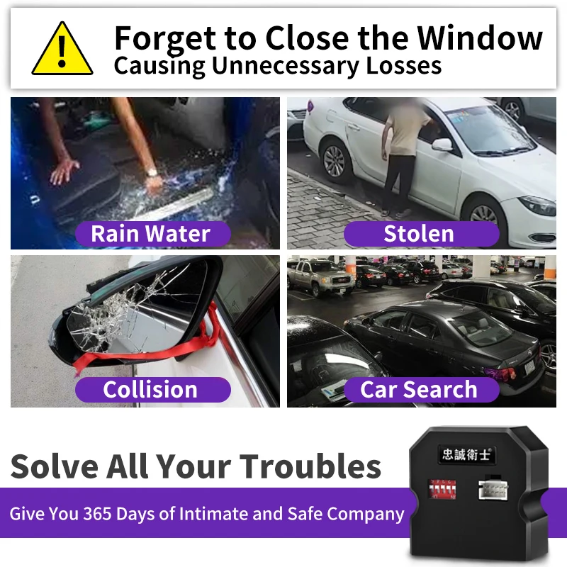 For 2008-2022 Honda Accord/Civic/Type Lock Car Automatic Window Closing and Folding Rearview Mirror, OBD Module Accessories