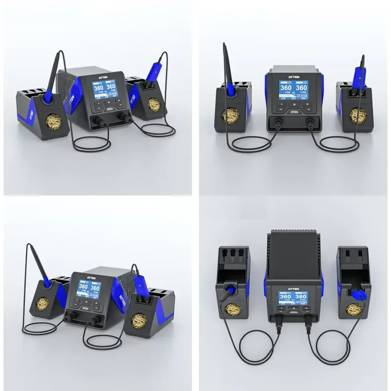 GT-6200 Metal High Power Dual Channel Lead Free Soldering Station for Mobile Phone Repair