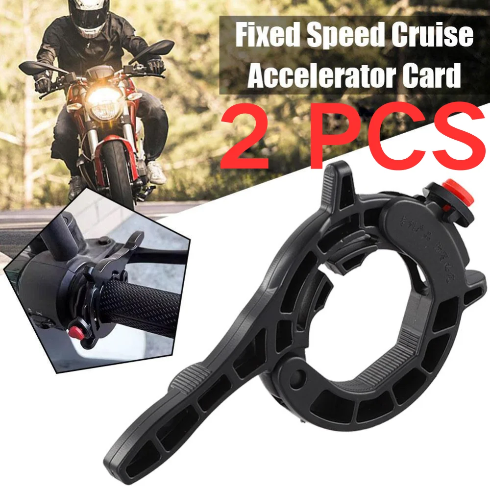 Motorcycle Cruise Control Grade Aluminum Lock Assist Retainer Universal Lightweight Hand Grip Lock Clamp