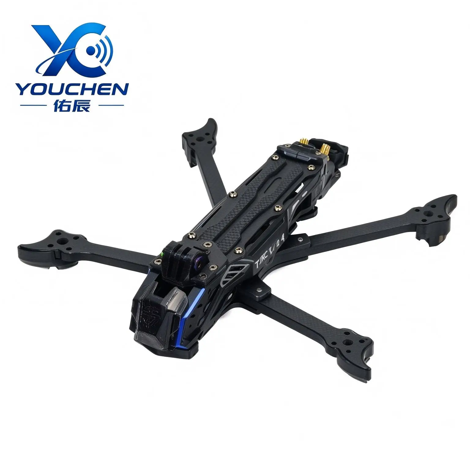 J5 V2 DC FPV Drone Frame 5-inch Carbon Fiber Quadcopter Frame for O4 Air Unit Freestyle Cinematic Shooting