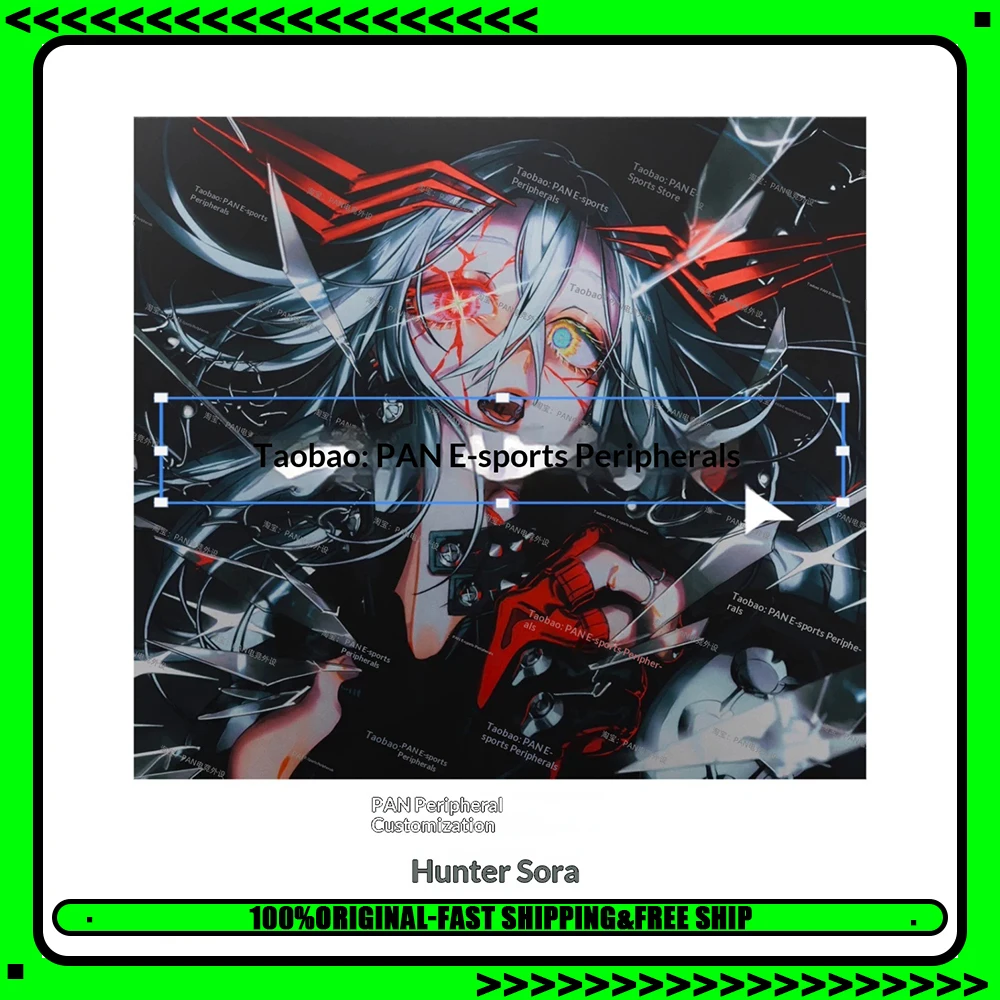 PAN Esports WALLHACK Carange Sora Glass Gaming Mousepad  FPS Both Speed And Smoothness Mouse Pad For TTK APEX CSGO PC Accessorie