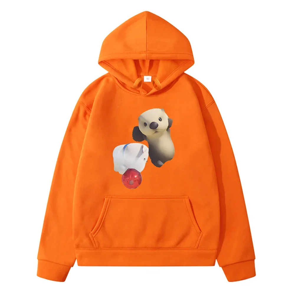 Party Animals Game Cartoon Hoodies Comfortable Hooded Sweatshirts Streetwear Boys Girls Kawaii Printing Pullovers Autumn/Winter