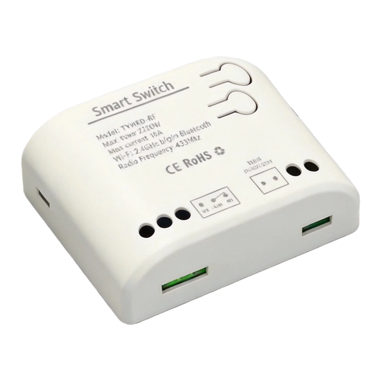 For Home Automation AC 85-250V USB 5V AC 85-250V Switch Voice Control Wireless Relay 2.4GHz WiFi DIY Safe Wiring