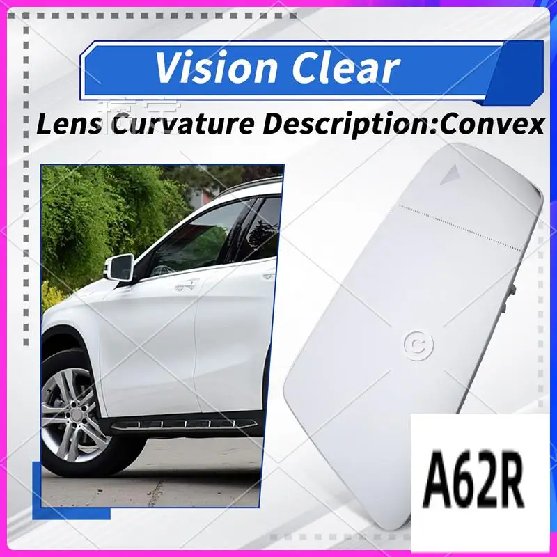 R2-زجاج مرآة ساخن جانبية للركاب لسيارة Mercedes-Benz Class C E S GLA GLK W204 W212 W221 W246 W176