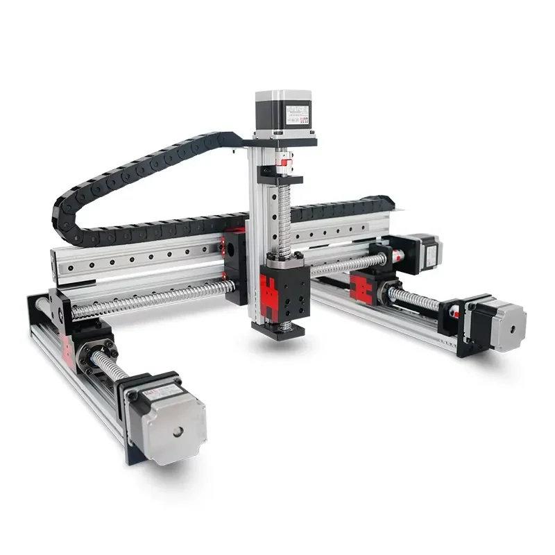 3 Axis Linear Stage Xyz Gantry Arm Motorized Table Multi-axis Positioning System Custom Rail Guide