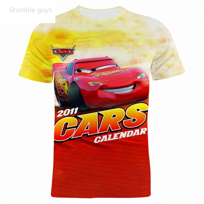 Cars T-Shirt For Girls Sally Carrera Print Summer Short Slee
