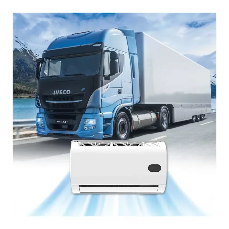 New Arrival Electric 12V 24V Parking Aircon Cooler for Truck Bus Tractor Air Conditioner System