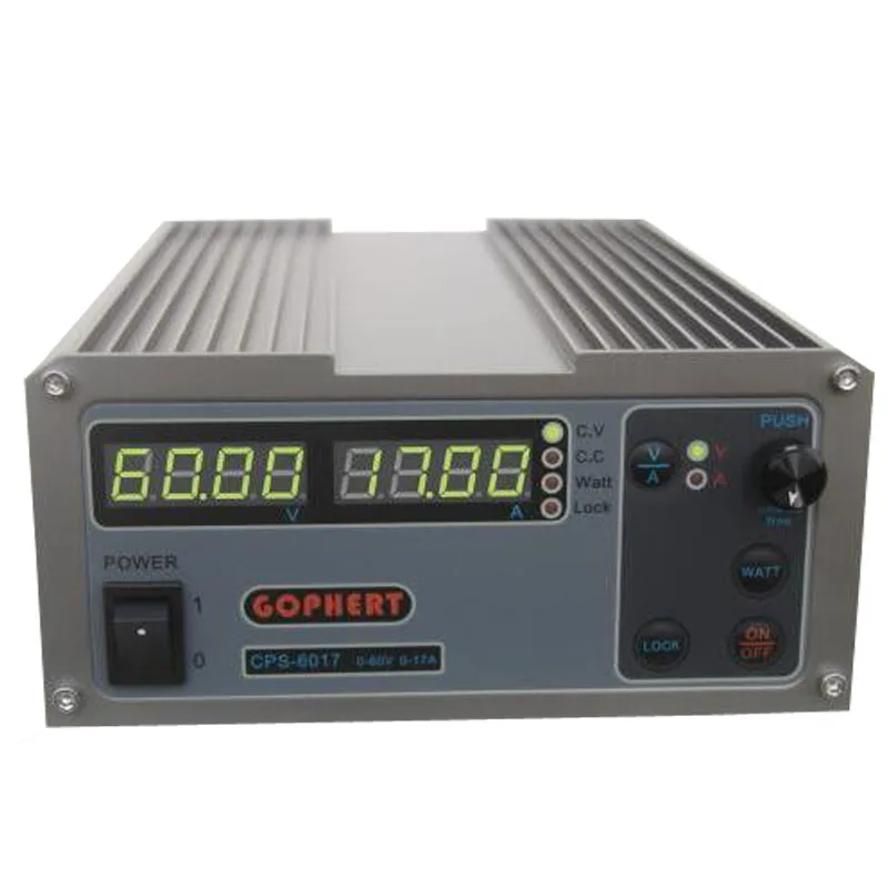 Updated Version 1000W 0-60V/0-17A Regulators with English Manual Adjustable Digital DC Power Supply CPS-6017