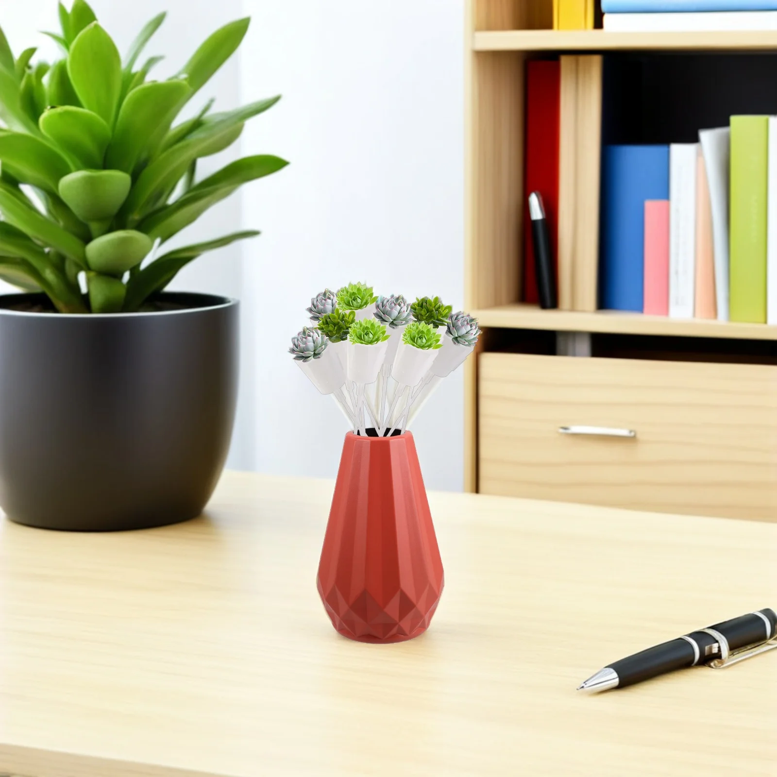 12 مجموعات صندوق تعبئة النباتات حامل باقة زهور عصارية صغيرة قابلة للفصل أداة ترتيب ذاتية الصنع لا حامل عرض التربة للزهور #4