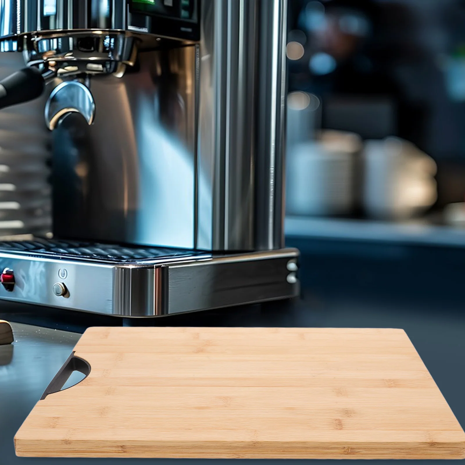 

Bamboo Sliding Tray for Coffee Maker Household Office Mobile Appliance Slider Kitchen Counter ganizer Multifunctional Stable