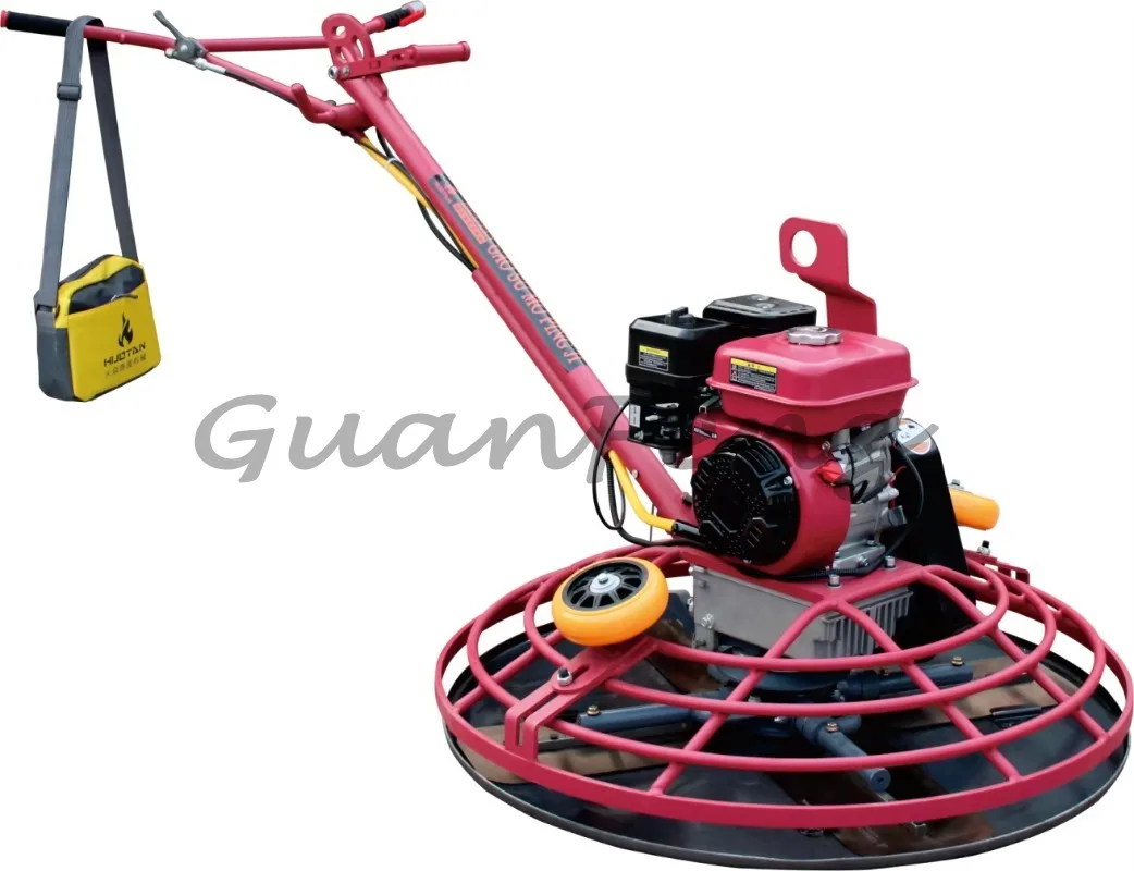 39 Inch  Concrete Power Trowel,  Cement Helicopter Road Trowel with Simple & Quick Operation for Construction
