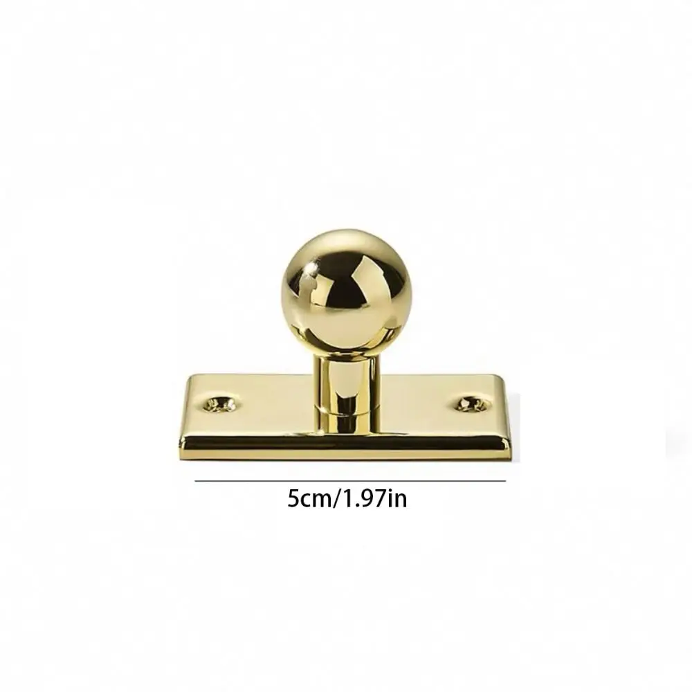 Round Ball Shape Gold Round Ball Handle Gold Silver Furniture Handle Interior Design Brass Finish Shoe Cabinet Handle