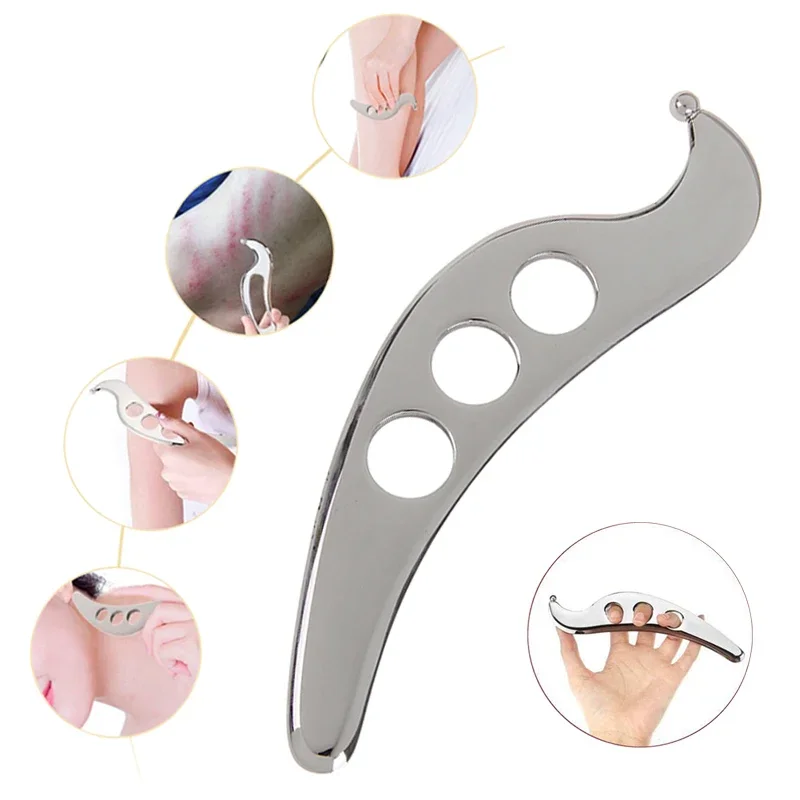 

Stainless Steel Gua Sha Tool Manual Massage Scraping Board Physical Therapy Myofascial Release Tissue Mobilization