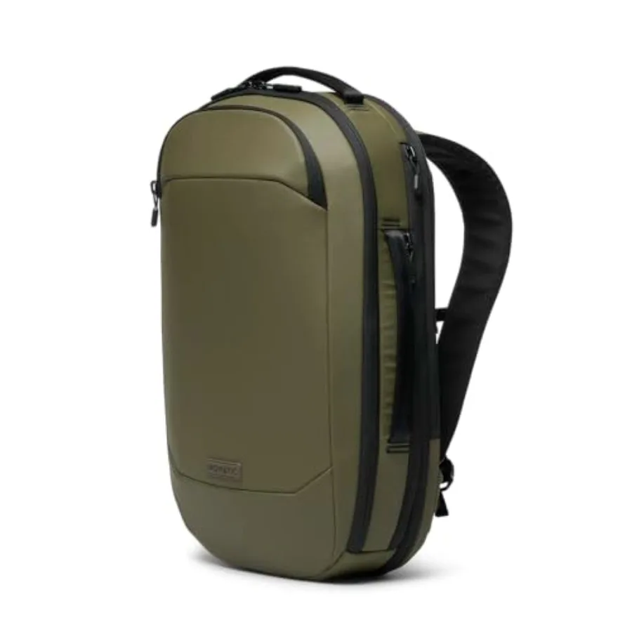 15L Premium Expandable Backpack with 6L Built-In Expansion for Laptop - Water Resistant Anti-Theft Ranger Green Computer Backpa