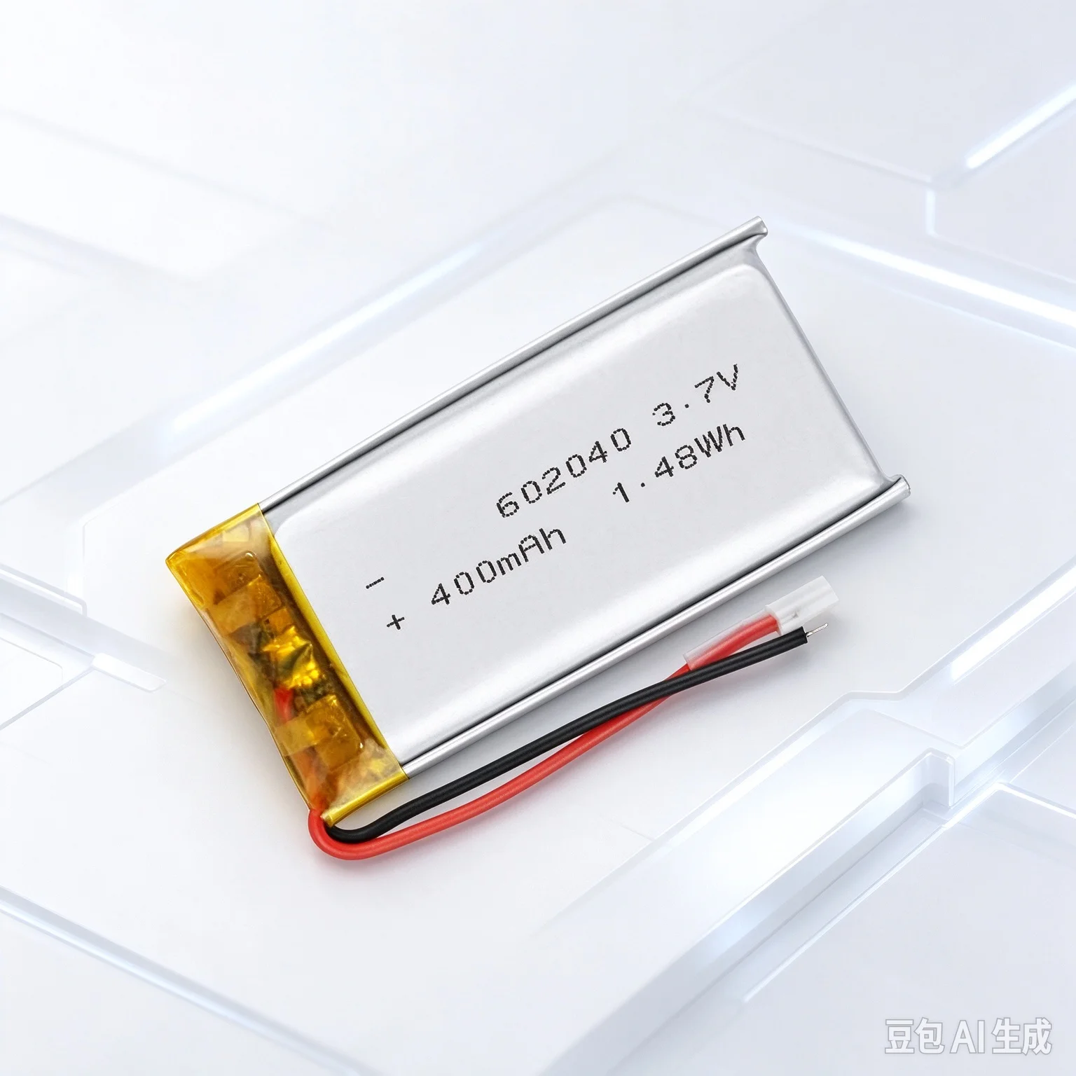 For Night Light Toy Earphone Fan  602040 Li-po Battery 400mAh 3.7V