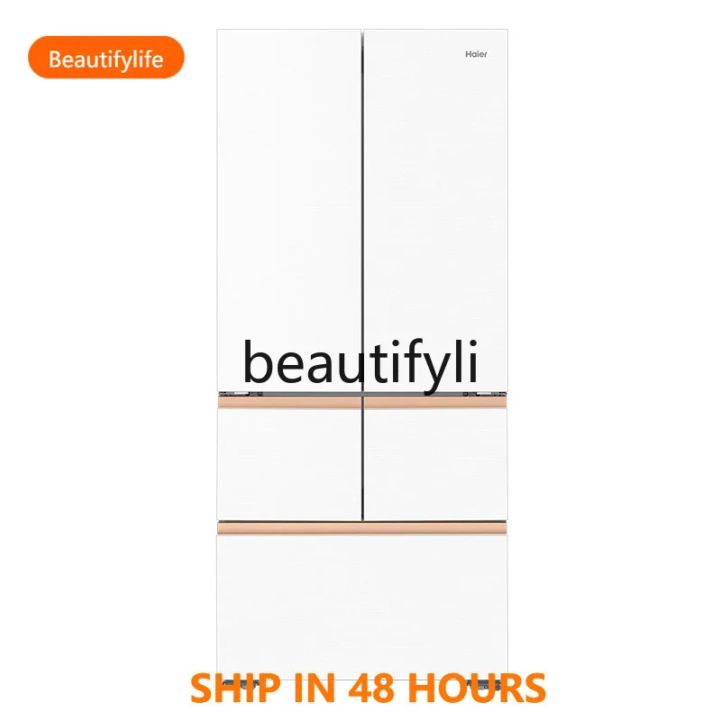 

French multi-door, ultra-thin zero-embedded full space, household air-cooled and frost-free first-class refrigerator A