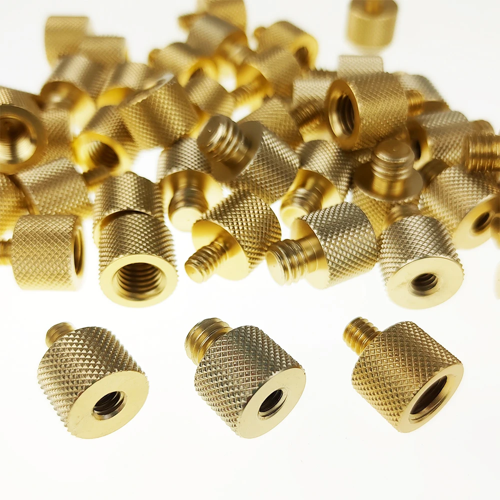 1/4 to 3/8 Inch Screw Universal Camera Conversion Screw Tripod Ballhead Quick Release Mount Adapter