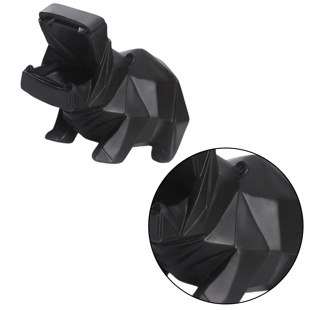 

Hippo Shaped Saving Pot Decorative Money Box Desktop Ornament Creative Household Adornment Fits Standard Coins