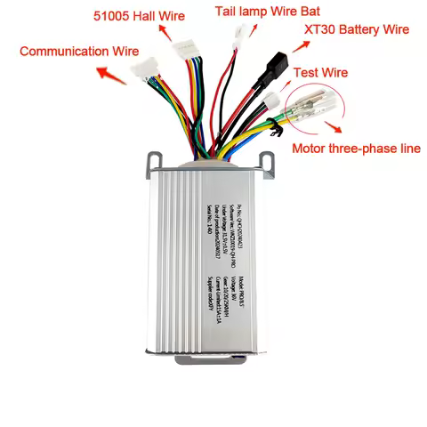8.5inch Electric Scooter Controller 36V 350W with Tuya Smart APP, Wireless Bluetooth Control for FOSTON X-Play DIGMA
