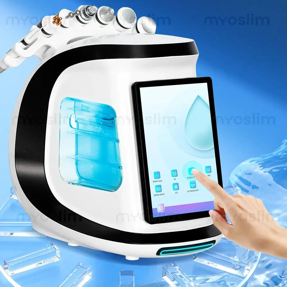

Multifunctional 7 In 1 Smart Ice Blue Facial Cleansing Skin Analyze Deep Pore Vacuum Hydra RF Lift Anti-aging Beauty Machine