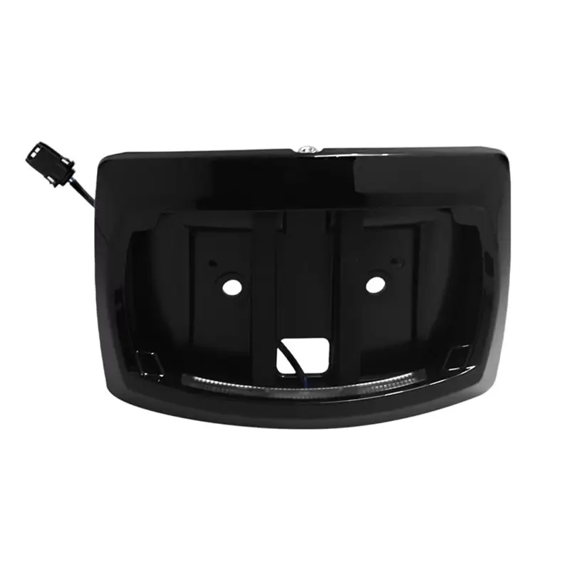 Support de plaque d'immatriculation incurvé pour moto CVO Road Glide ST FLRXSTSE FLHXSE 23 avec éclairage LED