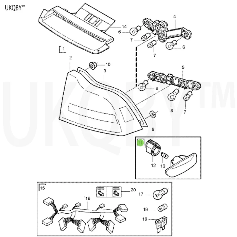 Flange nut direction indicator crossbeam reinforcement bracket blind rivet 30722641 30722642