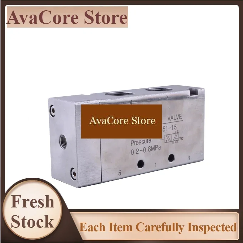 AvaCoreManufacturer's Stainless Steel 316 Pneumatic Air Control Directional Solenoid Valve High Temperature Gas Media