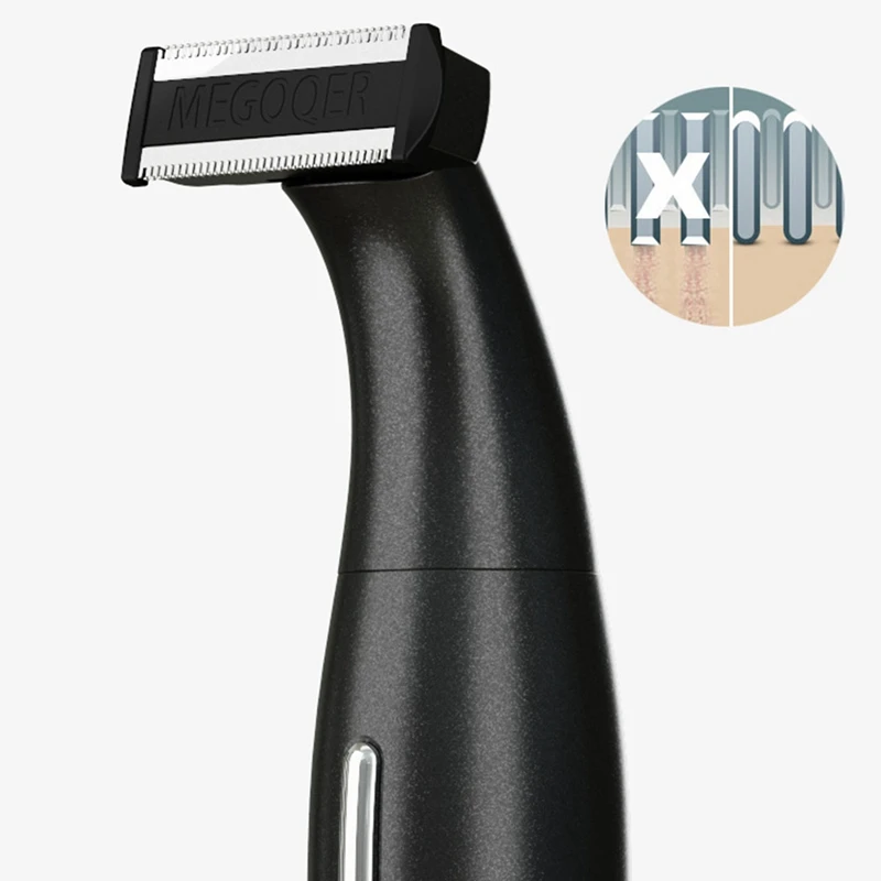 ABXH 제모기 전기 눈썹 트리머 4-IN-1 충전식 ABS 여성 바디 페이셜 제모 미니 무통 면도기 면도기