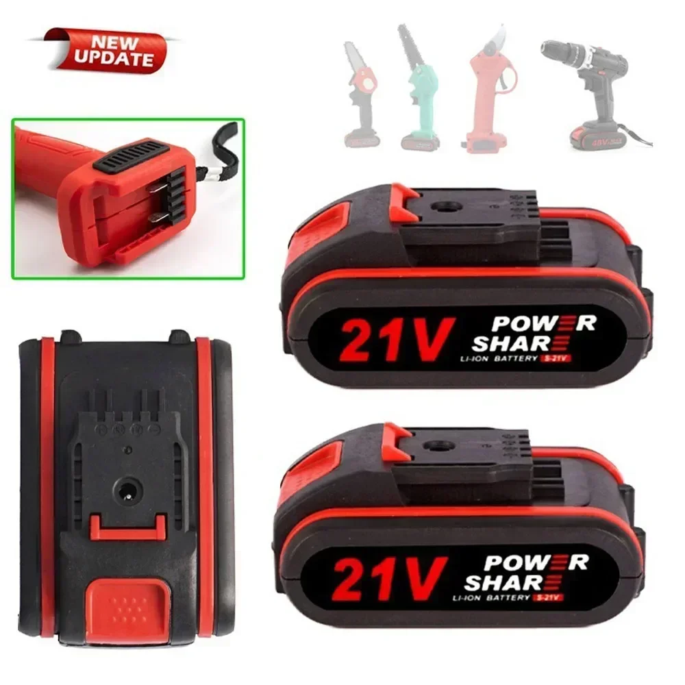 Bateria Recarregável Lithium-ion, 21V, Alta Capacidade, para WORX 18V, 20V, Serra Elétrica, Furadeira Elétrica, Ferramentas Elétricas de Jardim