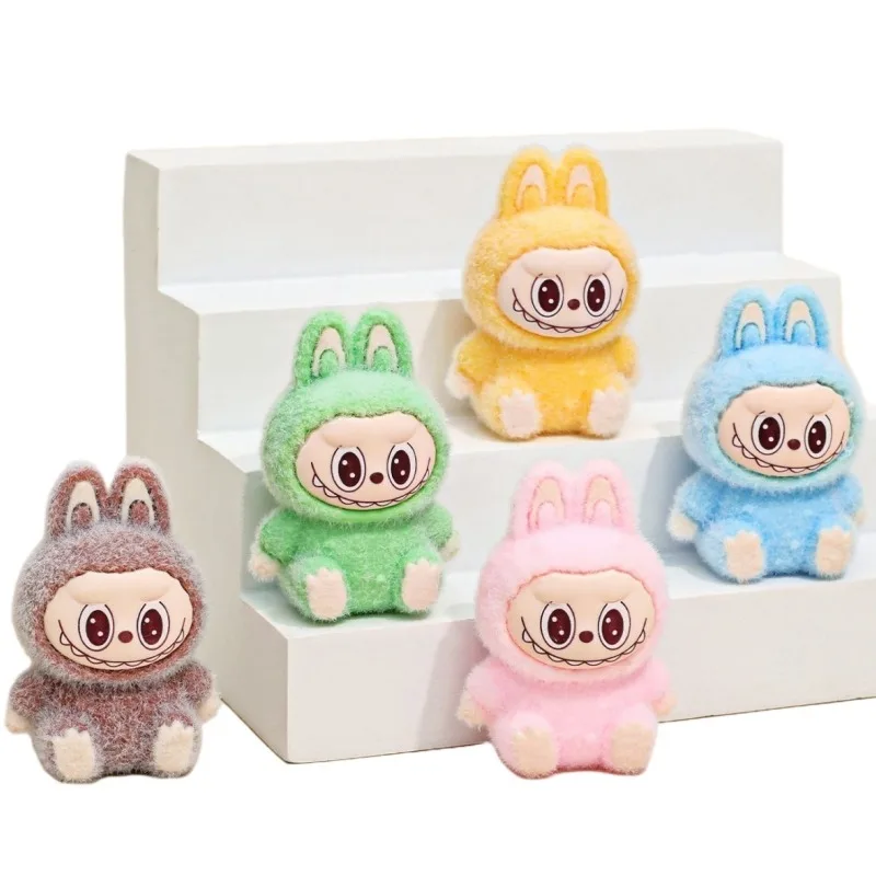 

Labubu animation character hand-made office creative kawaii three-dimensional pendant accessories cartoon desktop ornament model
