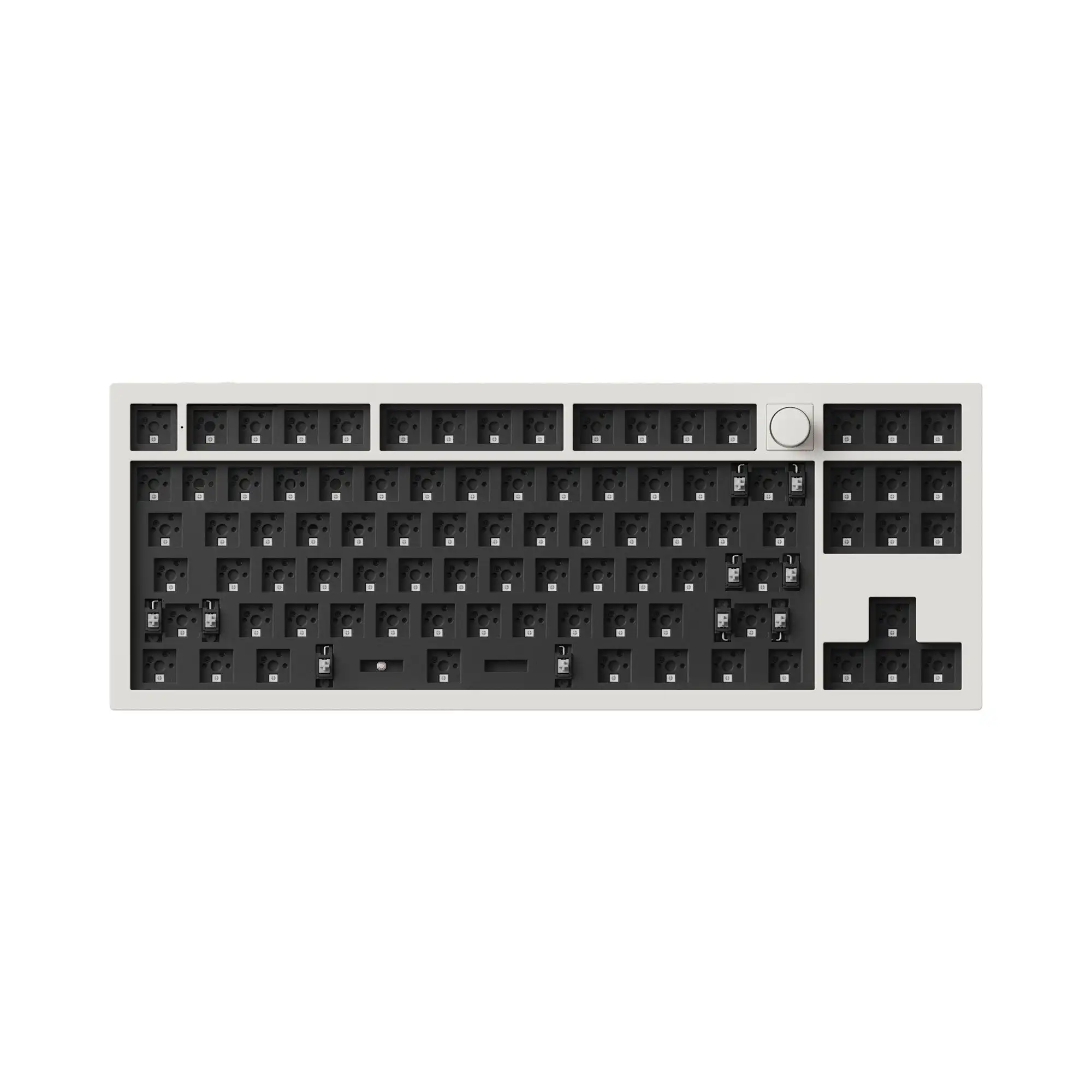 

Keychron Q3 Max Barebone Knob Version QMK/VIA Wireless Custom Mechanical Keyboard for Mac Windows Linux