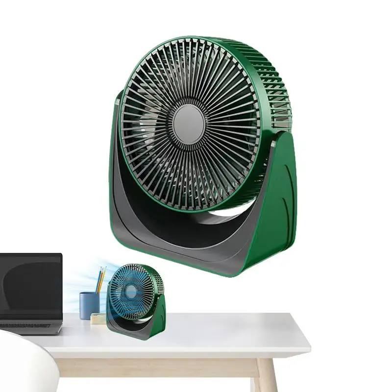 

Small Fans for Bedroom 5 Speeds Small Desk Fan Quiet Long Lasting Circulator Cooler Air Blower for Travel Bedroom Offices Indoor